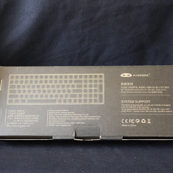 MageGee Wired Mechanical Gaming Keyboard, 96% Compact Layout, LED, Blue Switch - Picture 4 of 16